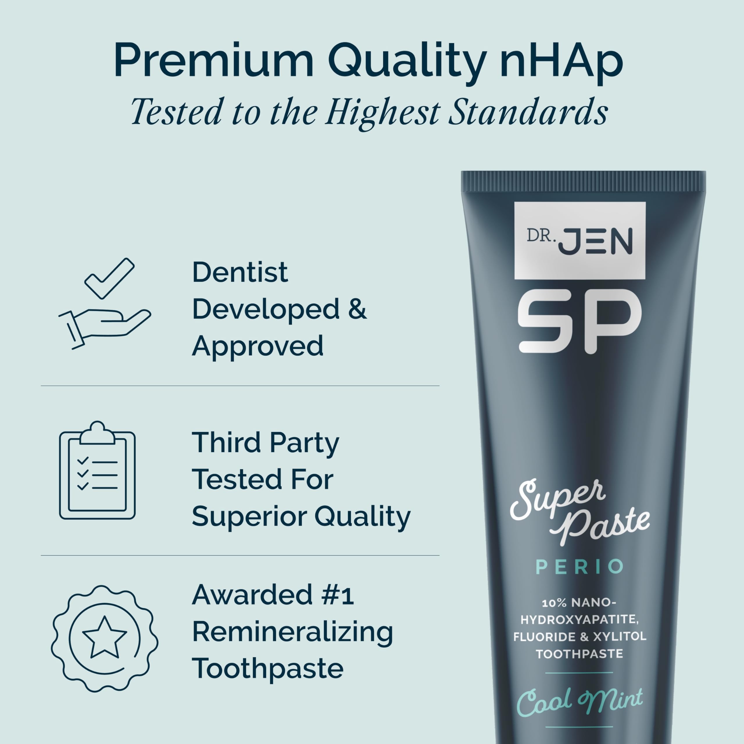 Amazon.com: Dr. Jen Super Paste Perio Toothpaste, Cool Mint